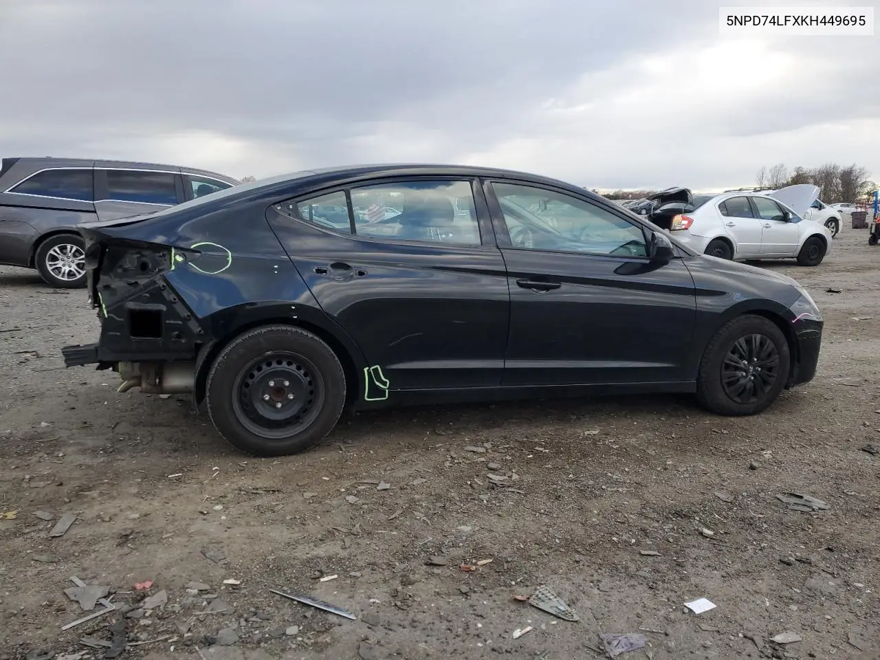 5NPD74LFXKH449695 2019 Hyundai Elantra Se