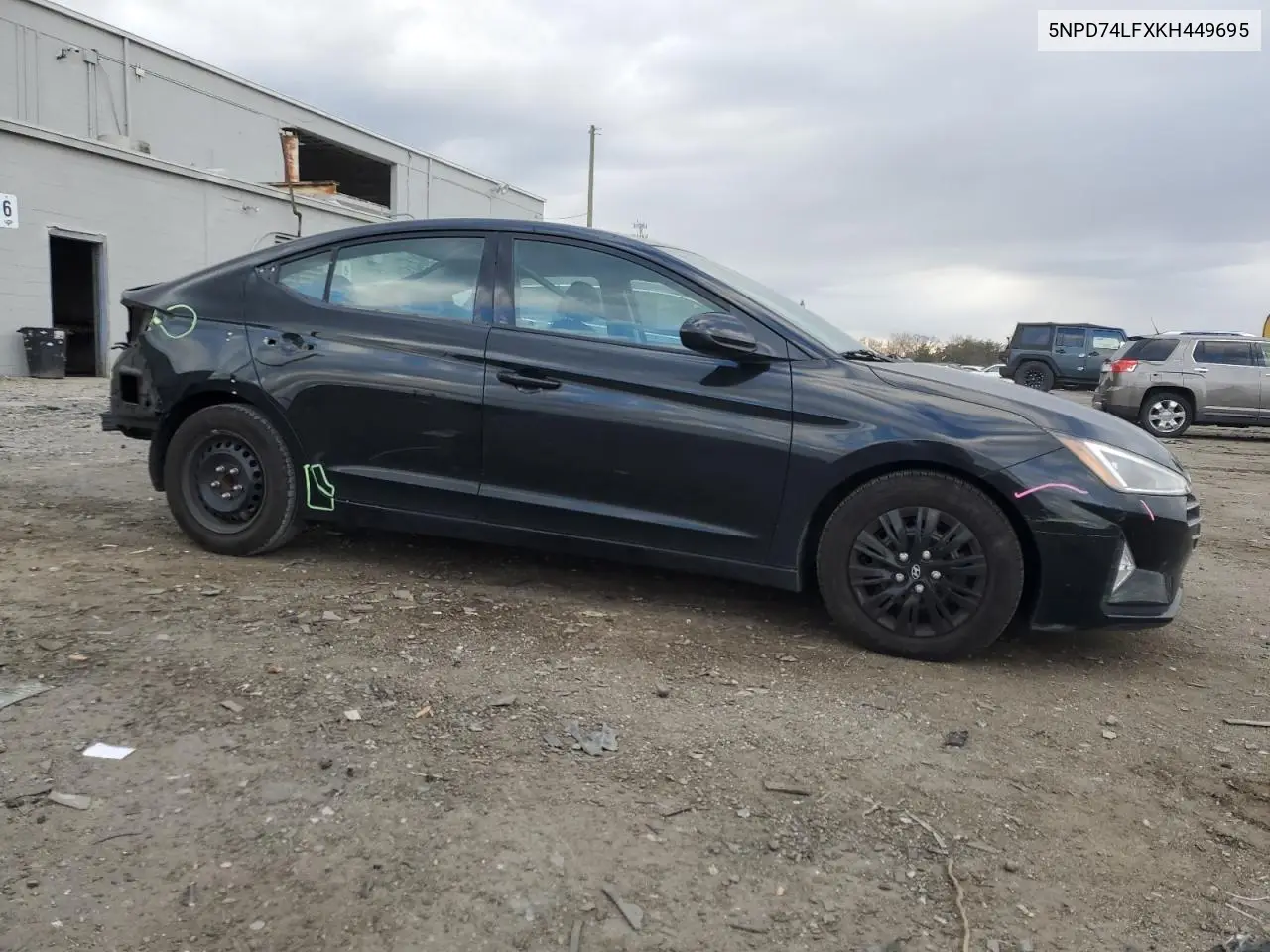 5NPD74LFXKH449695 2019 Hyundai Elantra Se