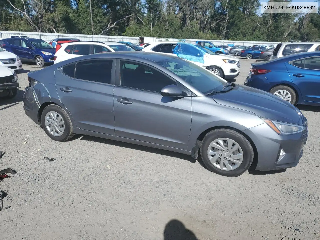 KMHD74LF4KU848832 2019 Hyundai Elantra Se