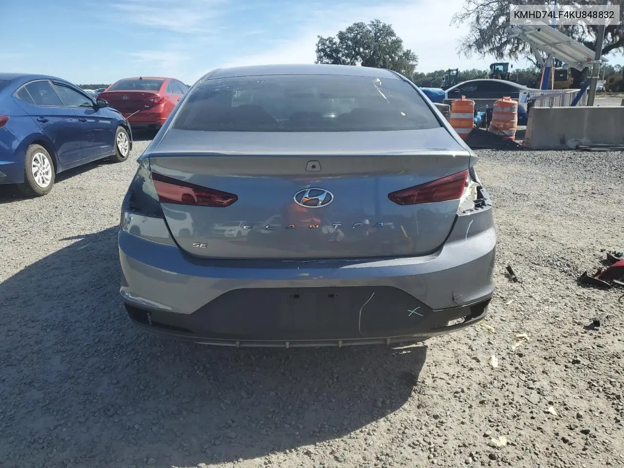 KMHD74LF4KU848832 2019 Hyundai Elantra Se