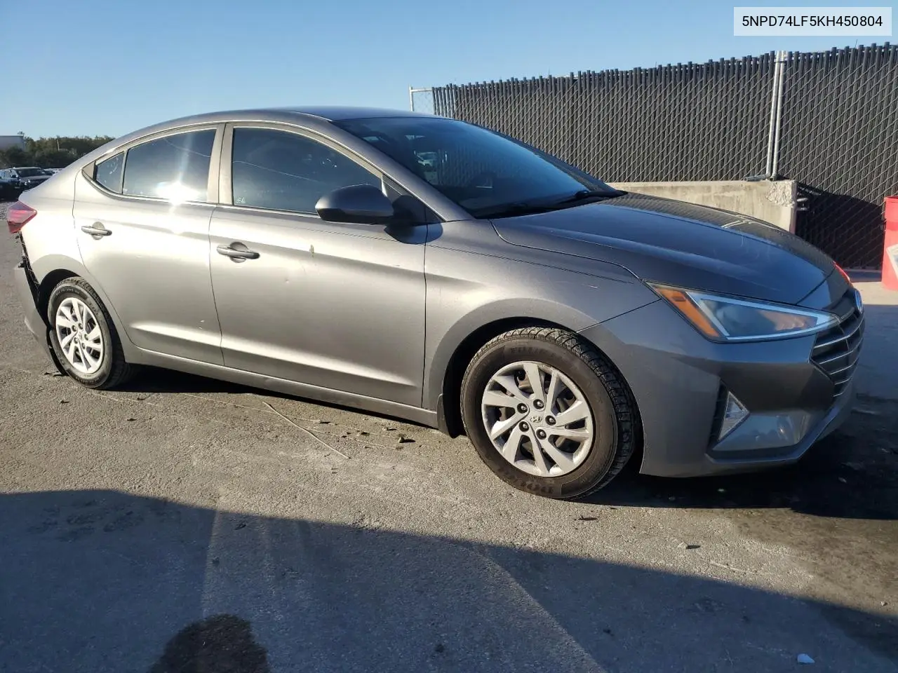 5NPD74LF5KH450804 2019 Hyundai Elantra Se