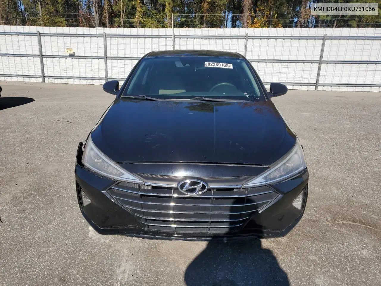 KMHD84LF0KU731066 2019 Hyundai Elantra Sel