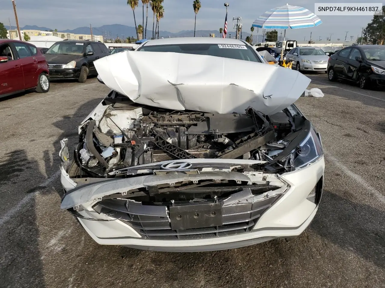 5NPD74LF9KH461837 2019 Hyundai Elantra Se