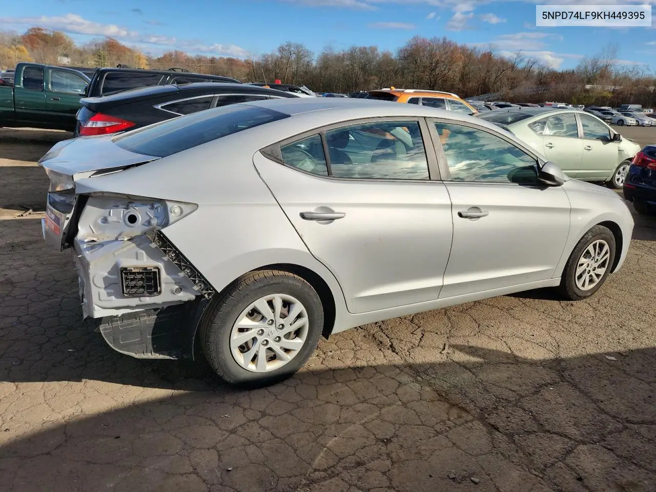 5NPD74LF9KH449395 2019 Hyundai Elantra Se