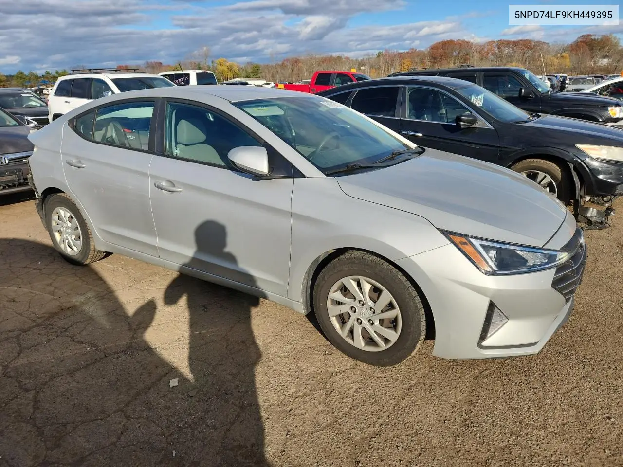 5NPD74LF9KH449395 2019 Hyundai Elantra Se