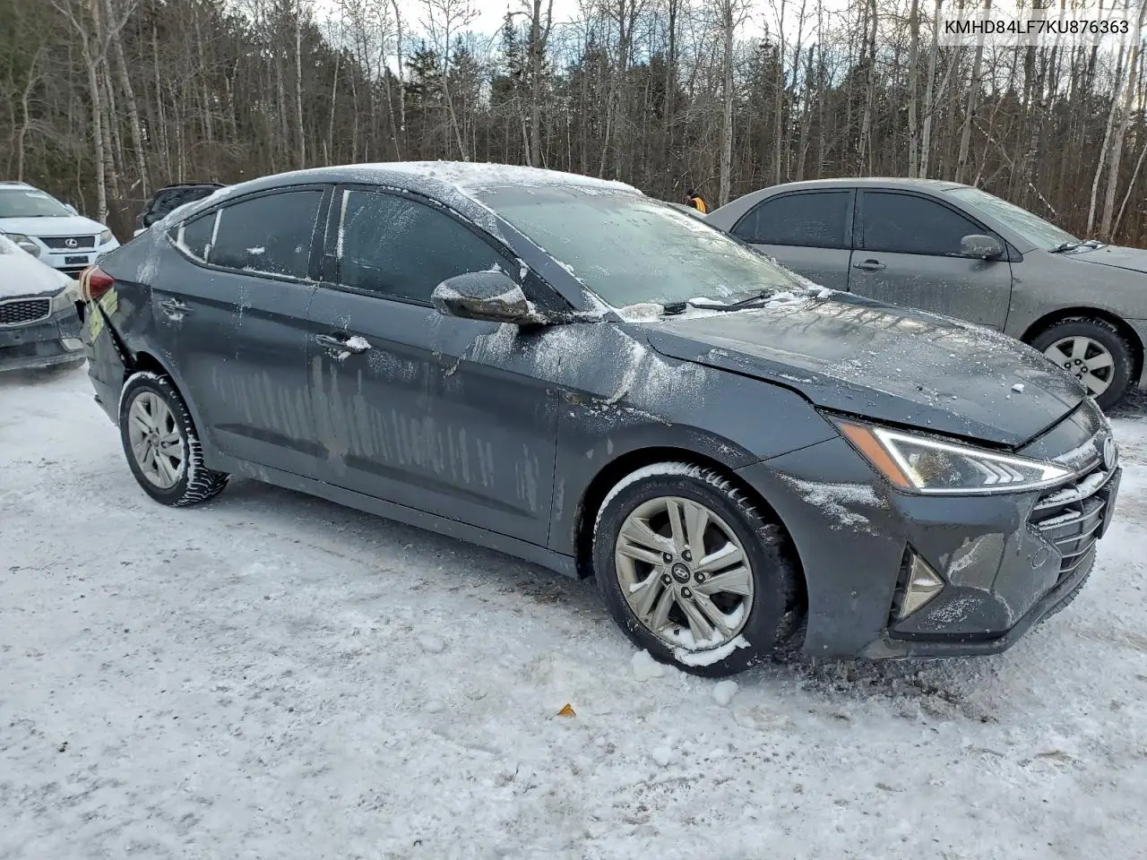 KMHD84LF7KU876363 2019 Hyundai Elantra Sel