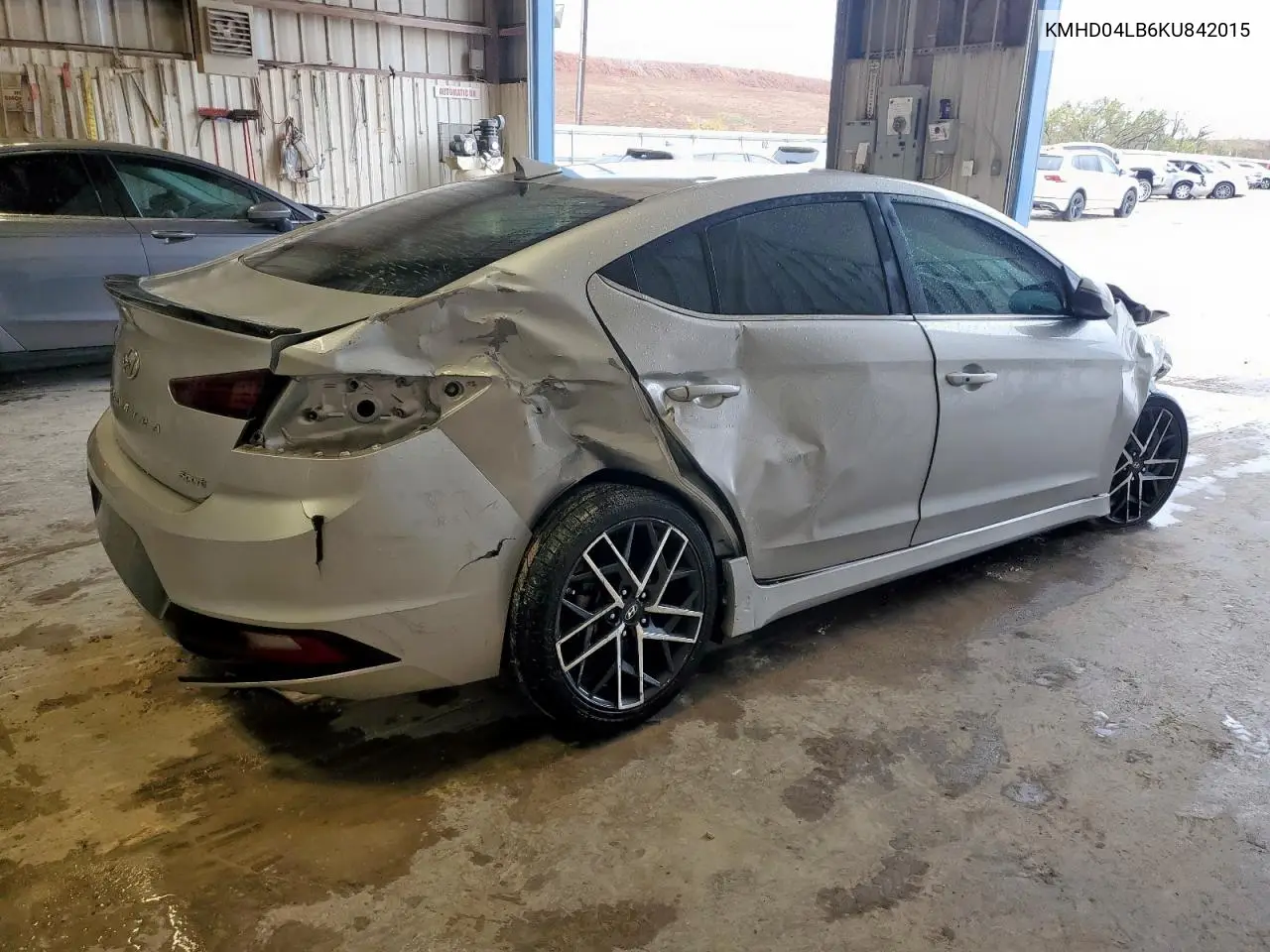 KMHD04LB6KU842015 2019 Hyundai Elantra Sport