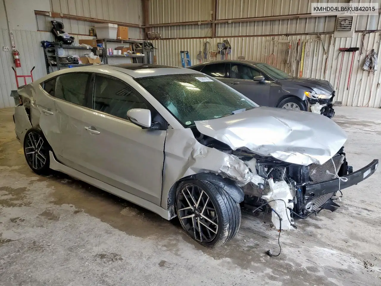 KMHD04LB6KU842015 2019 Hyundai Elantra Sport