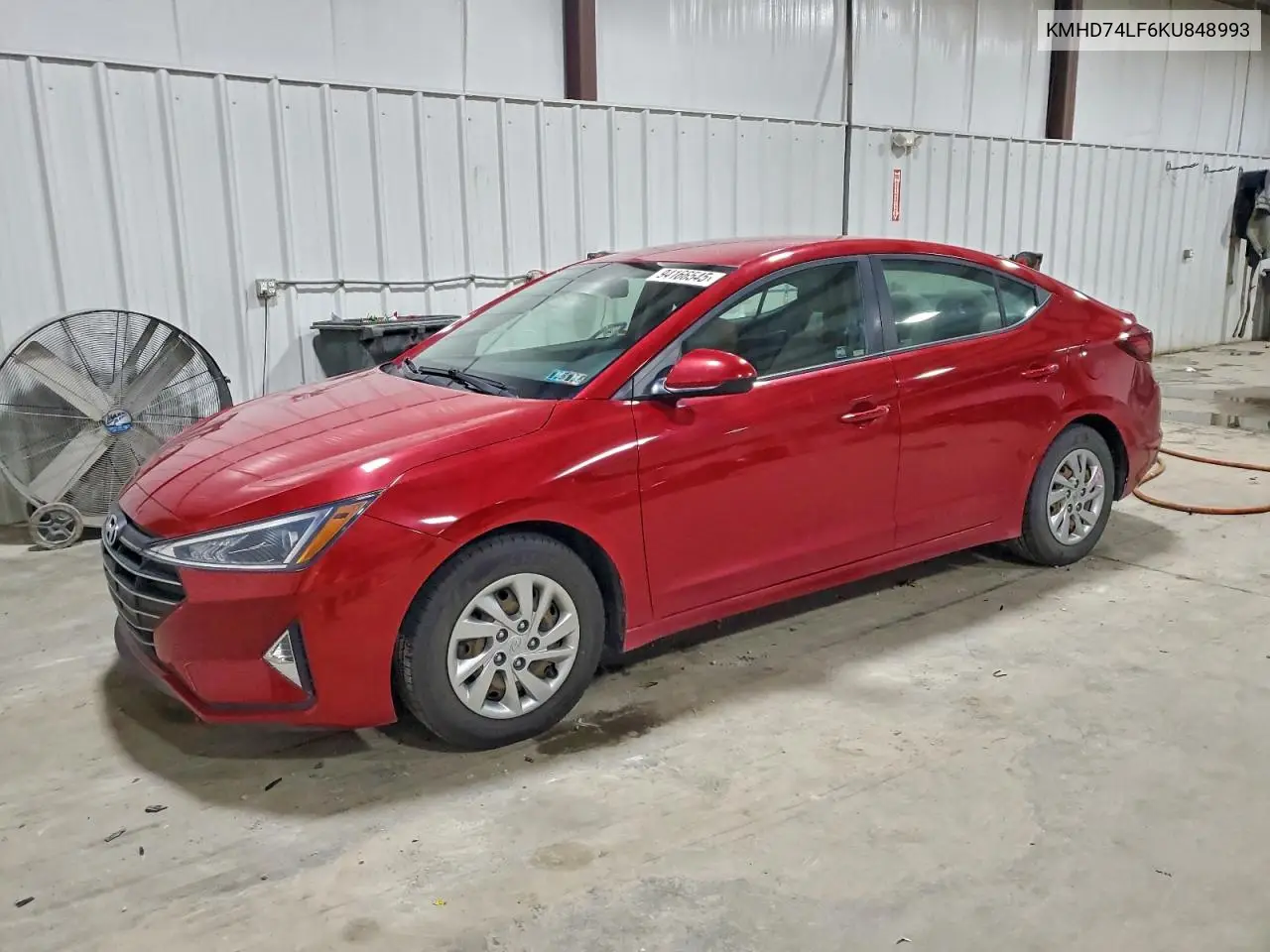 KMHD74LF6KU848993 2019 Hyundai Elantra Se