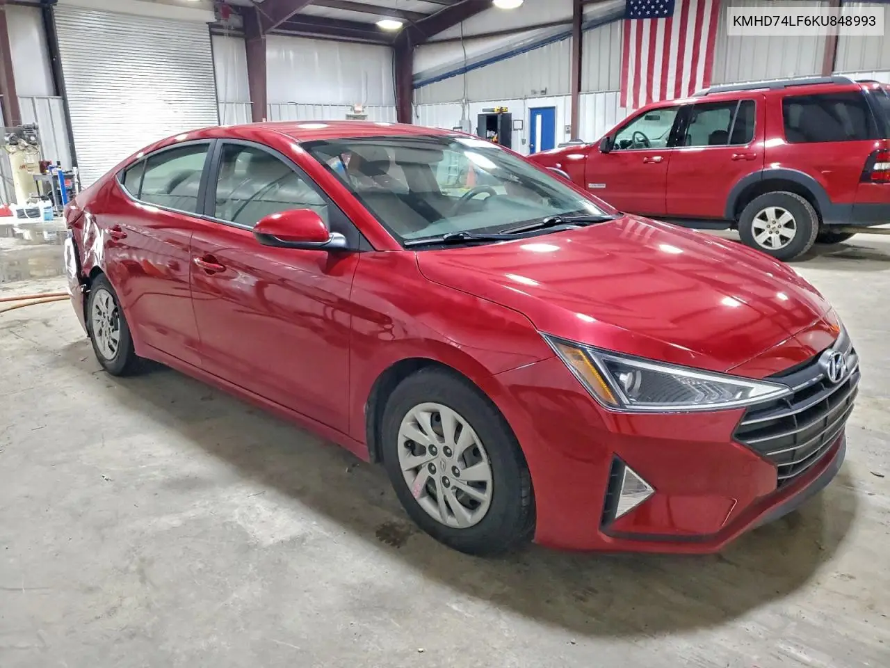 KMHD74LF6KU848993 2019 Hyundai Elantra Se