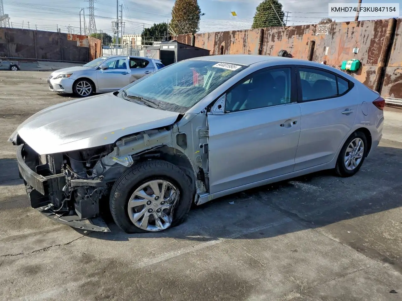 KMHD74LF3KU847154 2019 Hyundai Elantra Se