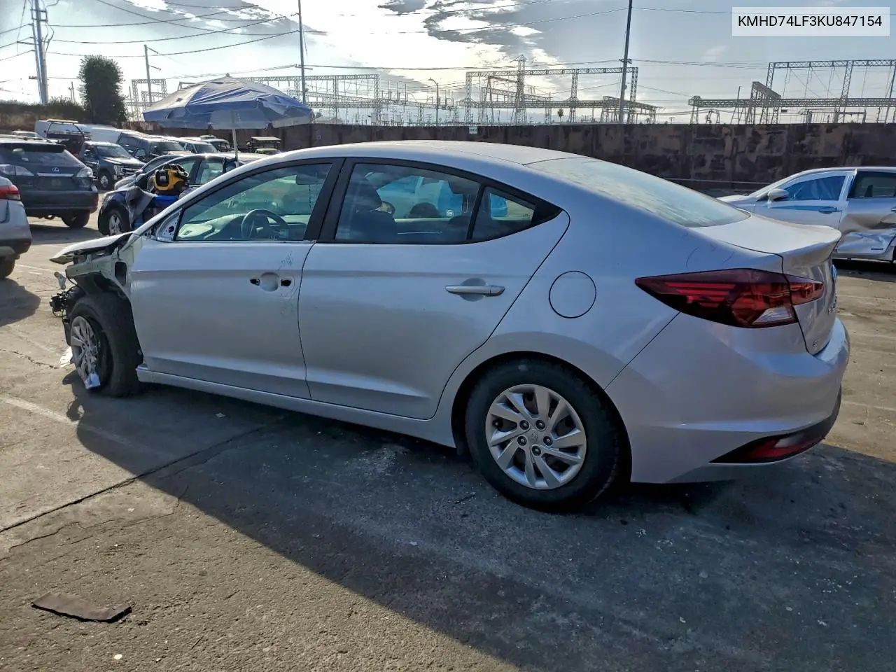 KMHD74LF3KU847154 2019 Hyundai Elantra Se