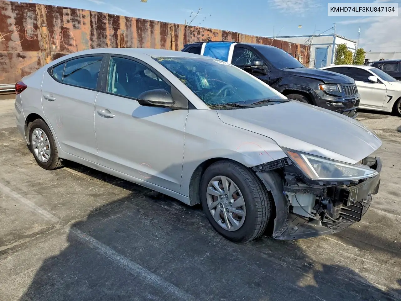 KMHD74LF3KU847154 2019 Hyundai Elantra Se