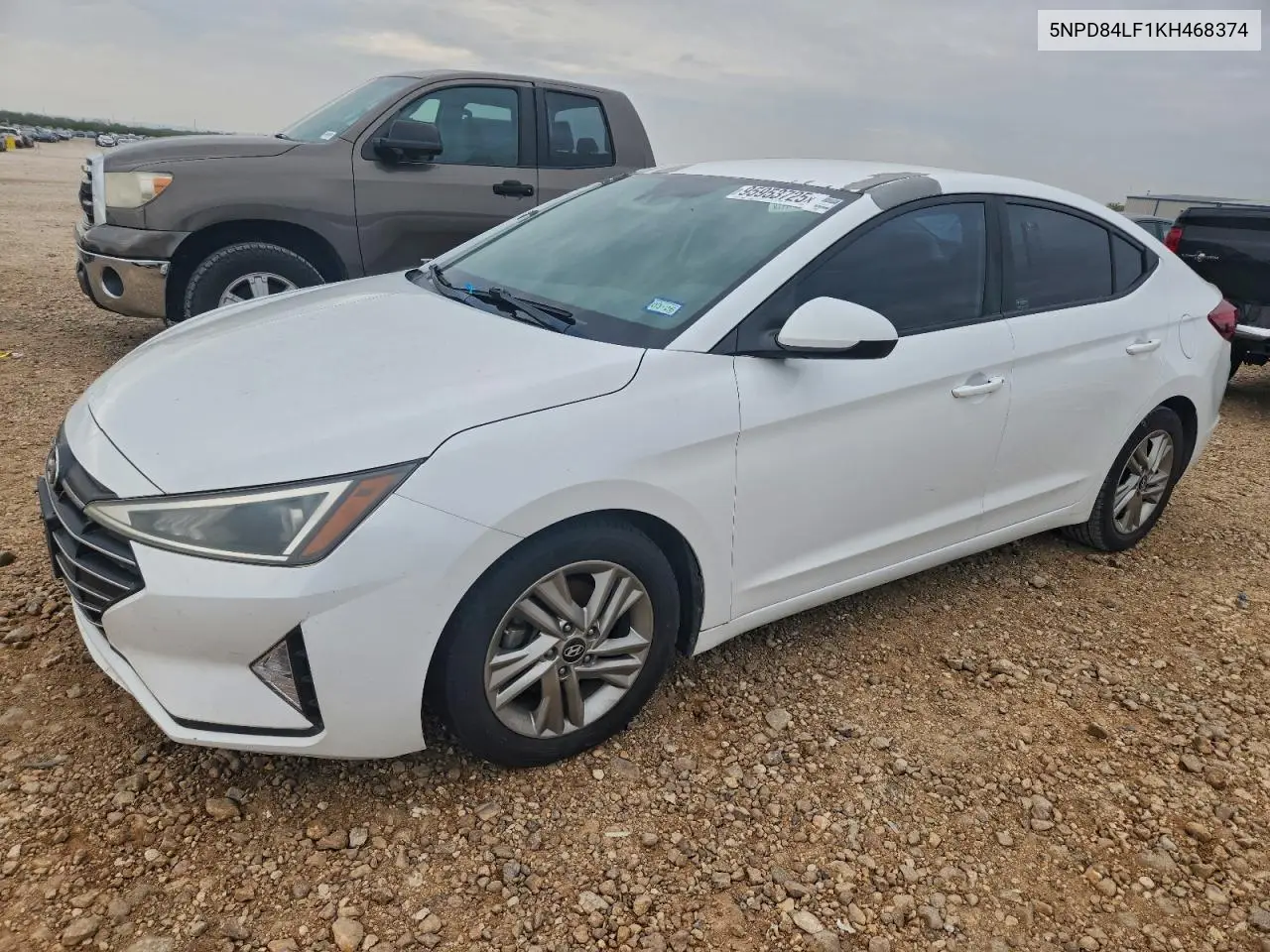 5NPD84LF1KH468374 2019 Hyundai Elantra Sel