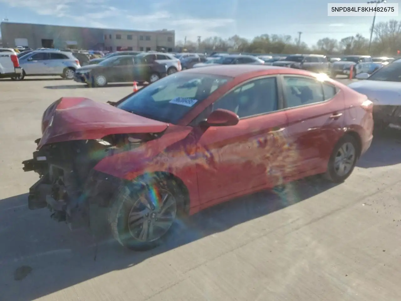 5NPD84LF8KH482675 2019 Hyundai Elantra Sel