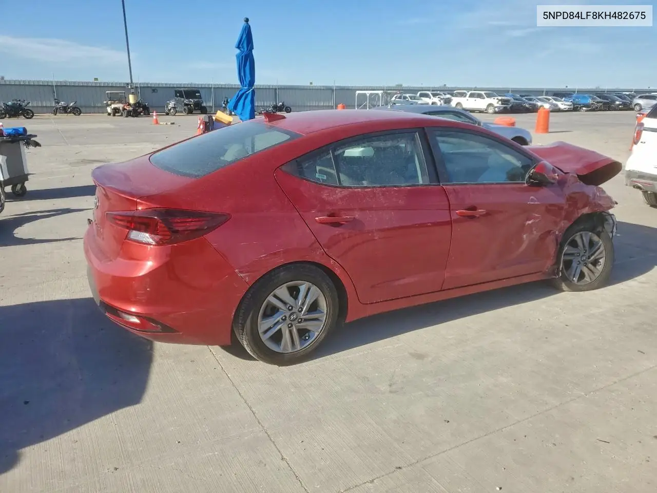 5NPD84LF8KH482675 2019 Hyundai Elantra Sel