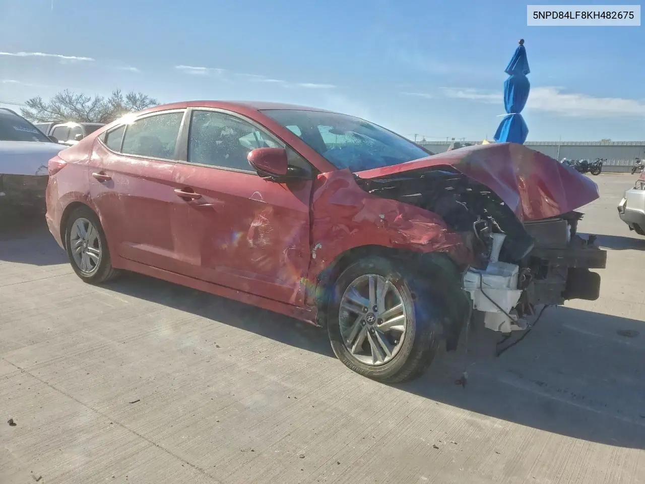 5NPD84LF8KH482675 2019 Hyundai Elantra Sel
