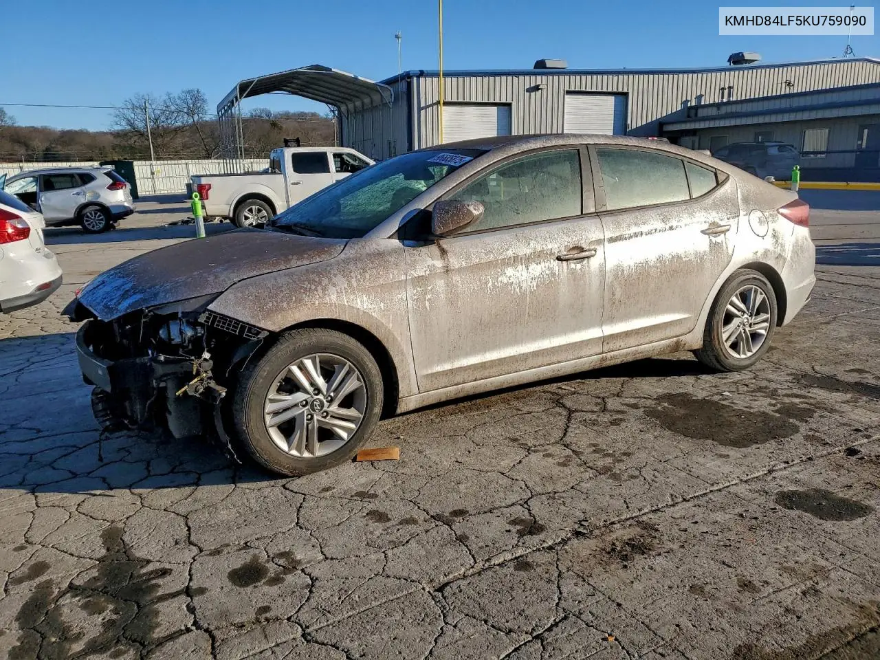 KMHD84LF5KU759090 2019 Hyundai Elantra Sel
