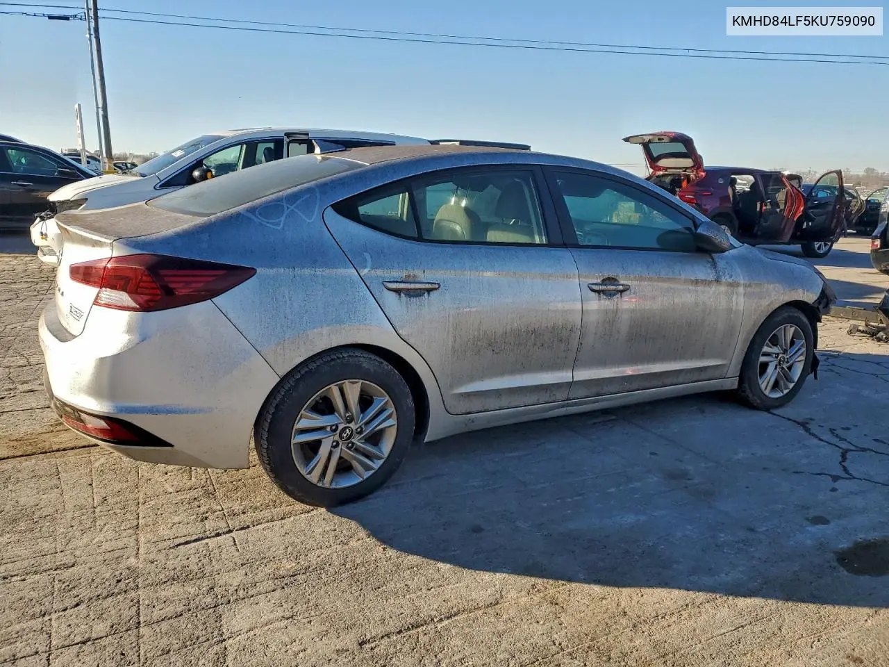 KMHD84LF5KU759090 2019 Hyundai Elantra Sel