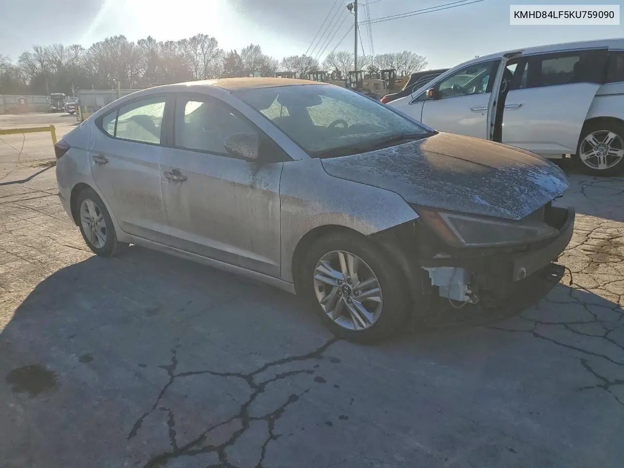 KMHD84LF5KU759090 2019 Hyundai Elantra Sel
