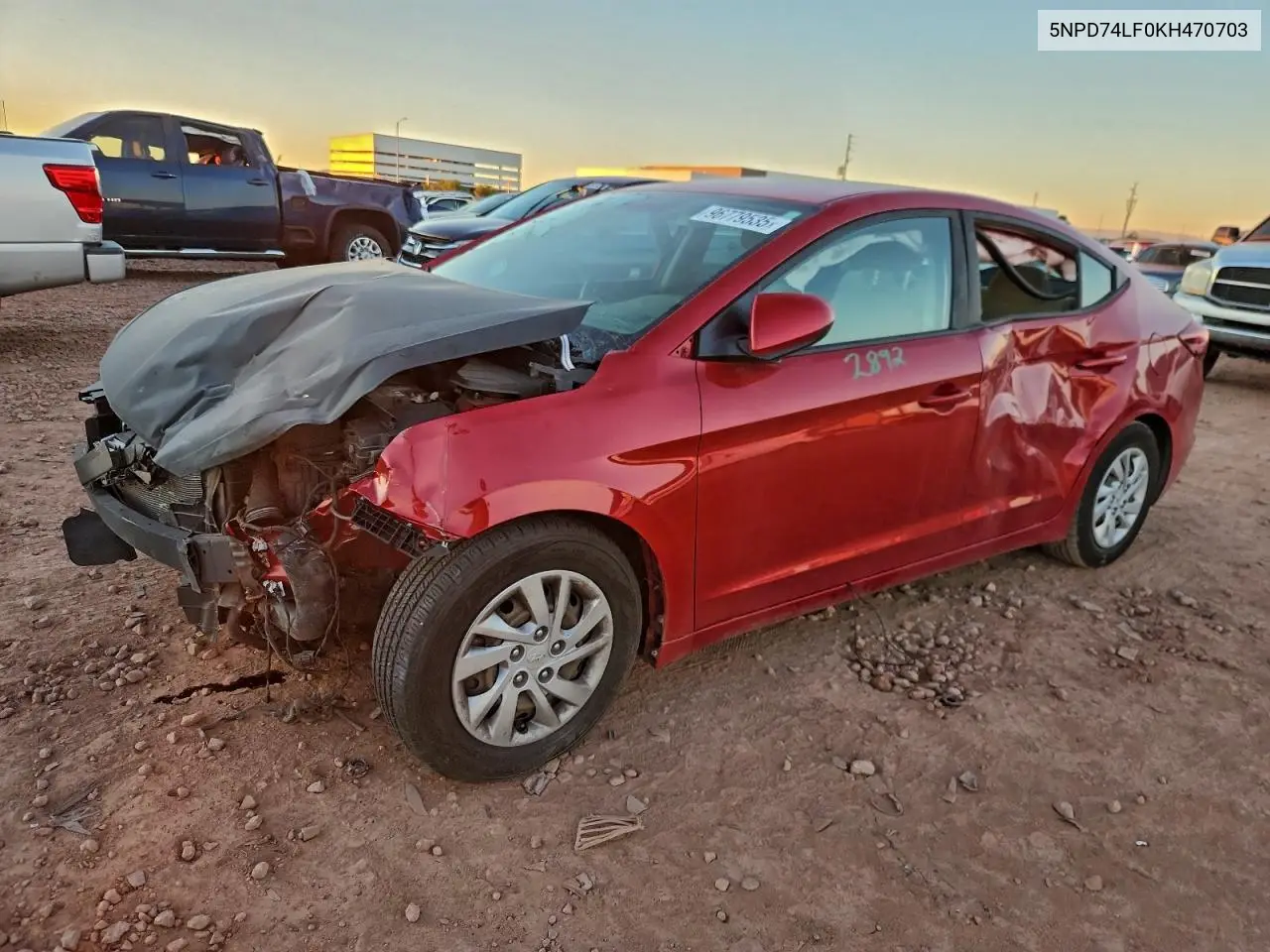 5NPD74LF0KH470703 2019 Hyundai Elantra Se
