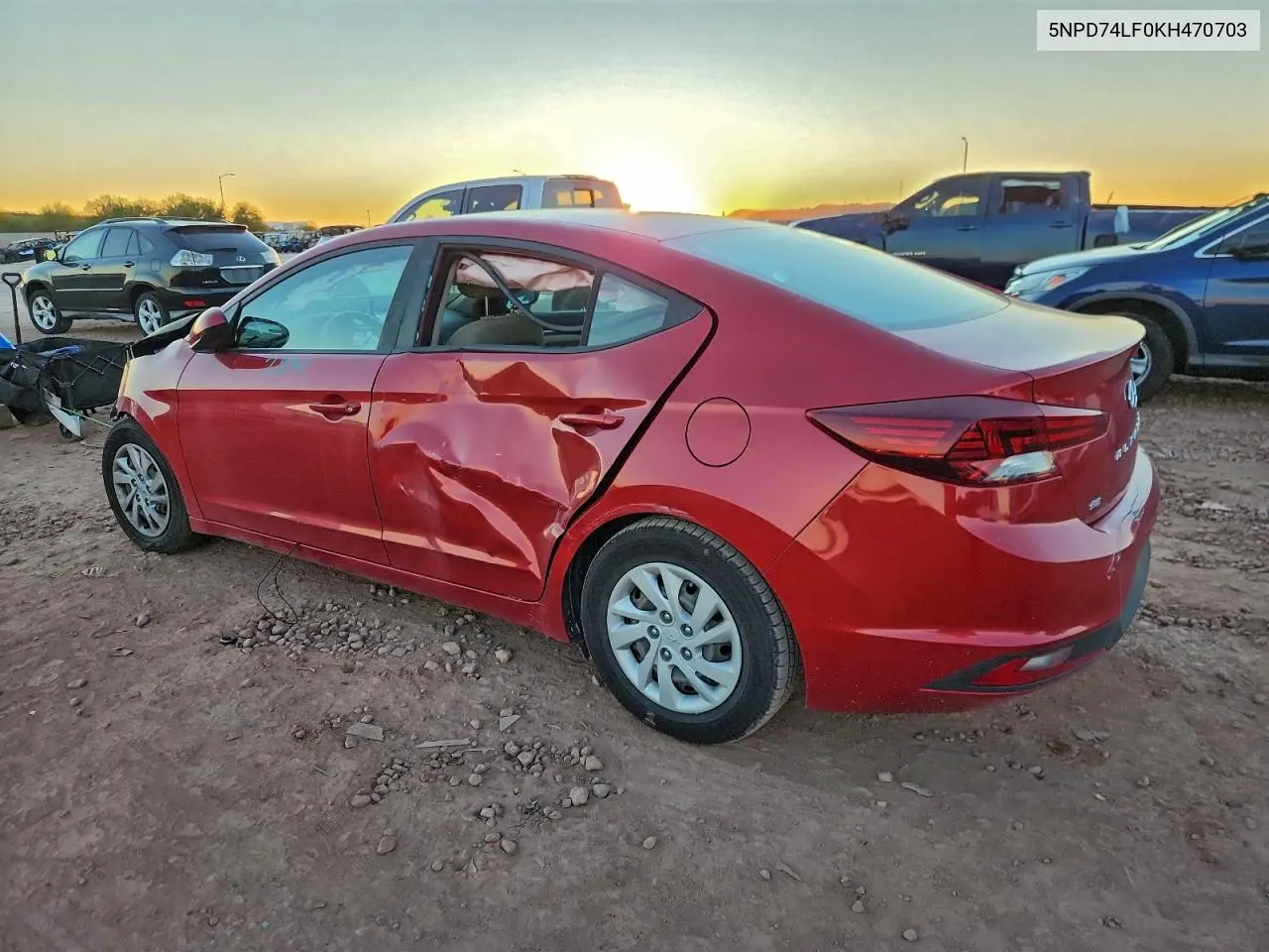 5NPD74LF0KH470703 2019 Hyundai Elantra Se