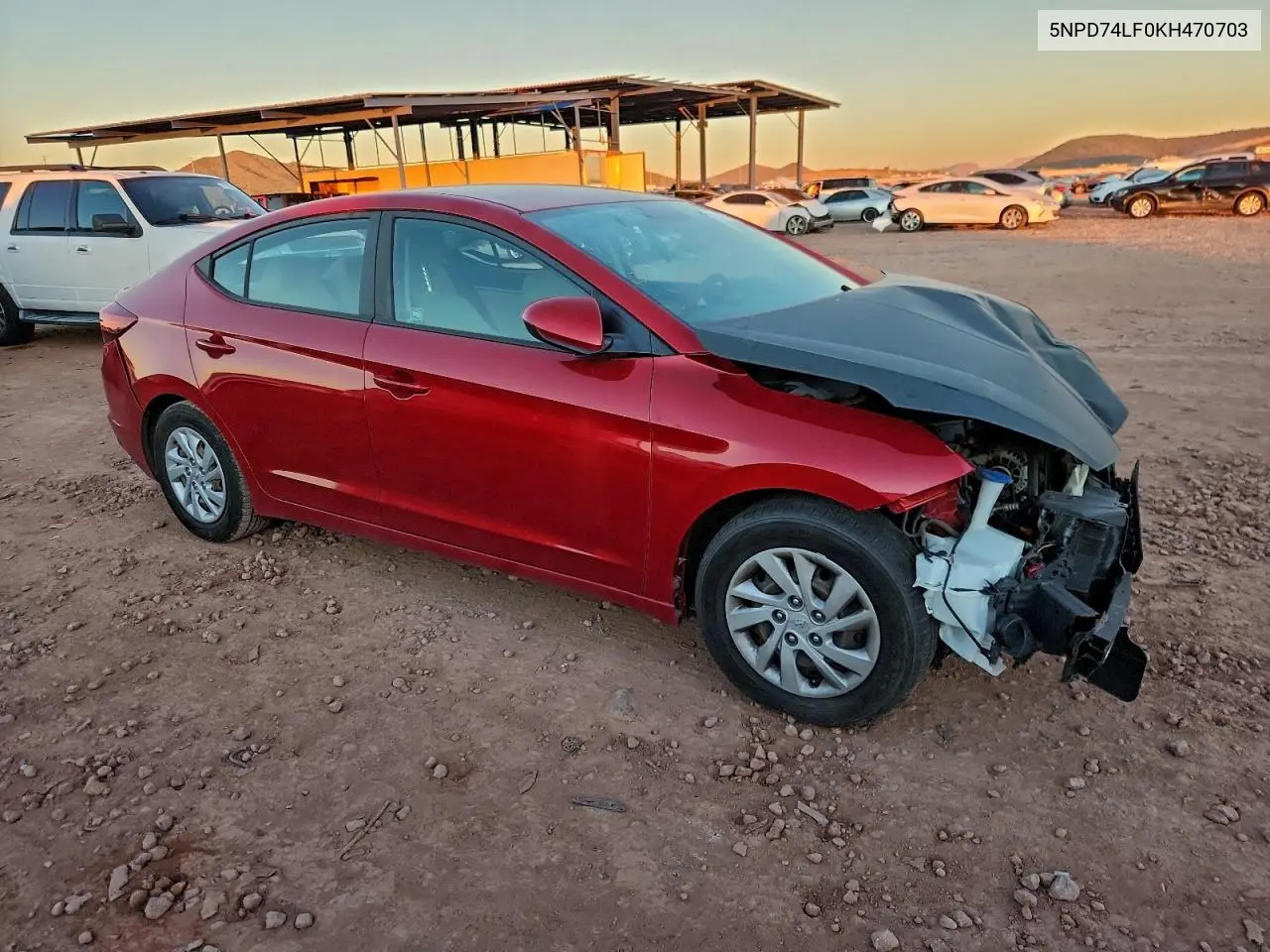 5NPD74LF0KH470703 2019 Hyundai Elantra Se