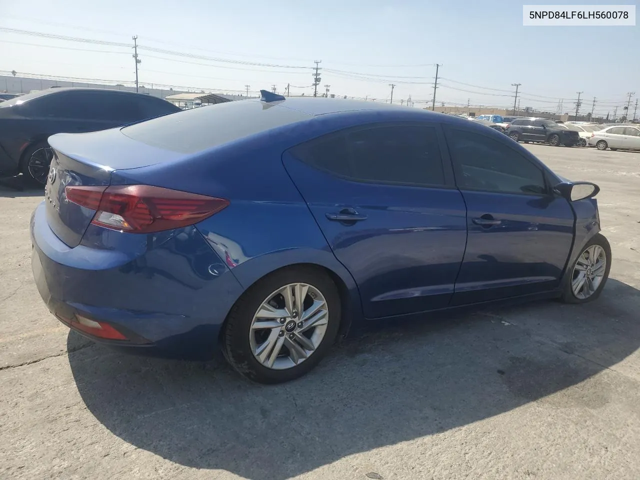 2020 Hyundai Elantra Sel VIN: 5NPD84LF6LH560078 Lot: 72095934