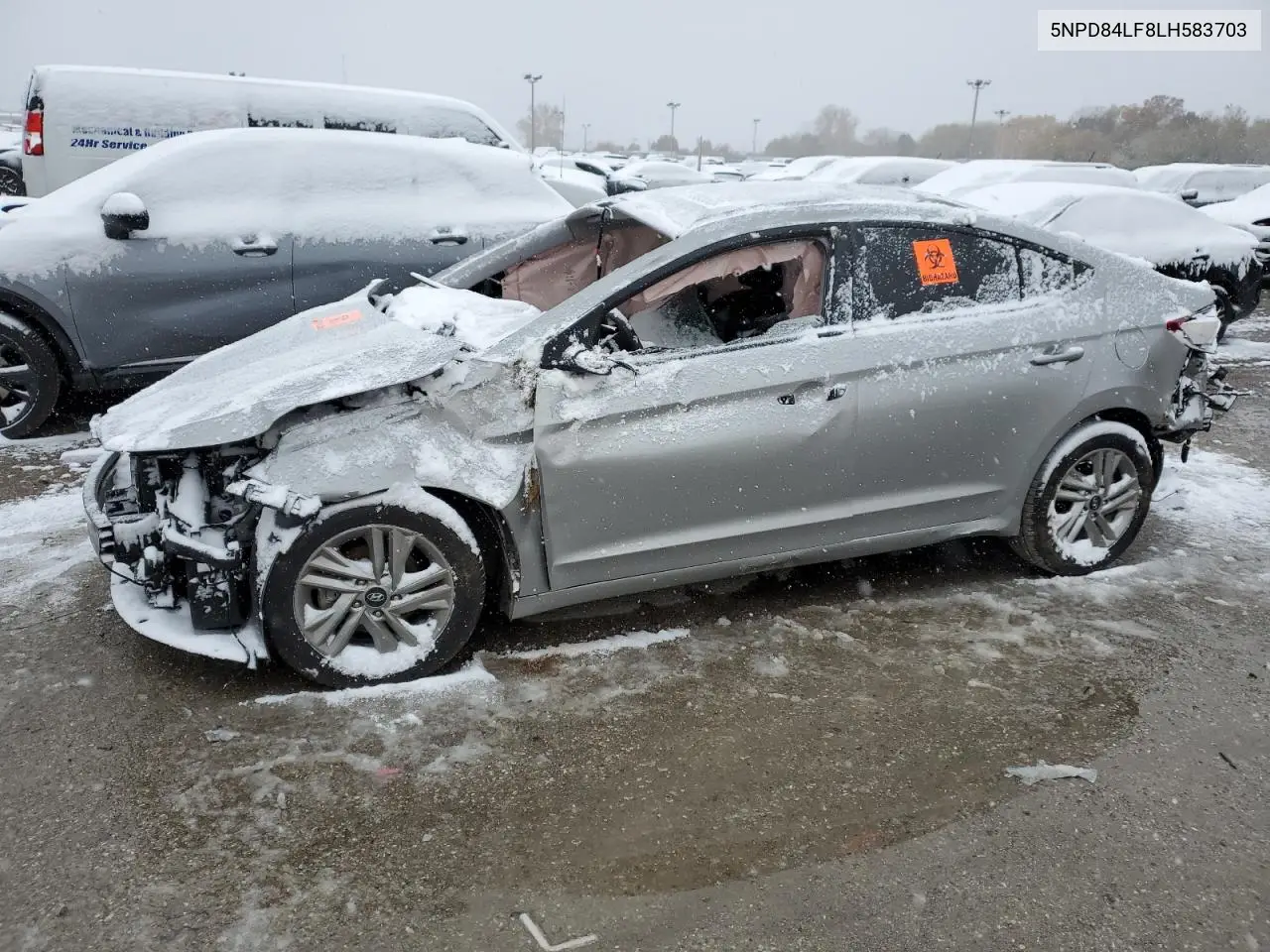 5NPD84LF8LH583703 2020 Hyundai Elantra Sel