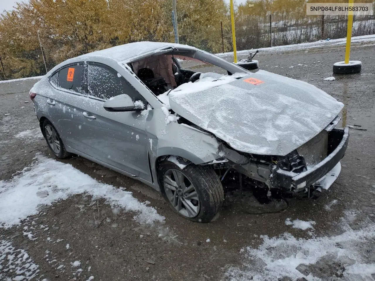 5NPD84LF8LH583703 2020 Hyundai Elantra Sel