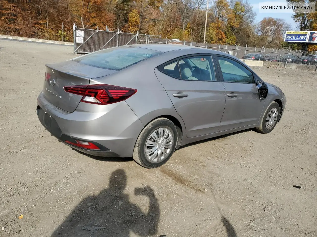 KMHD74LF2LU944976 2020 Hyundai Elantra Se