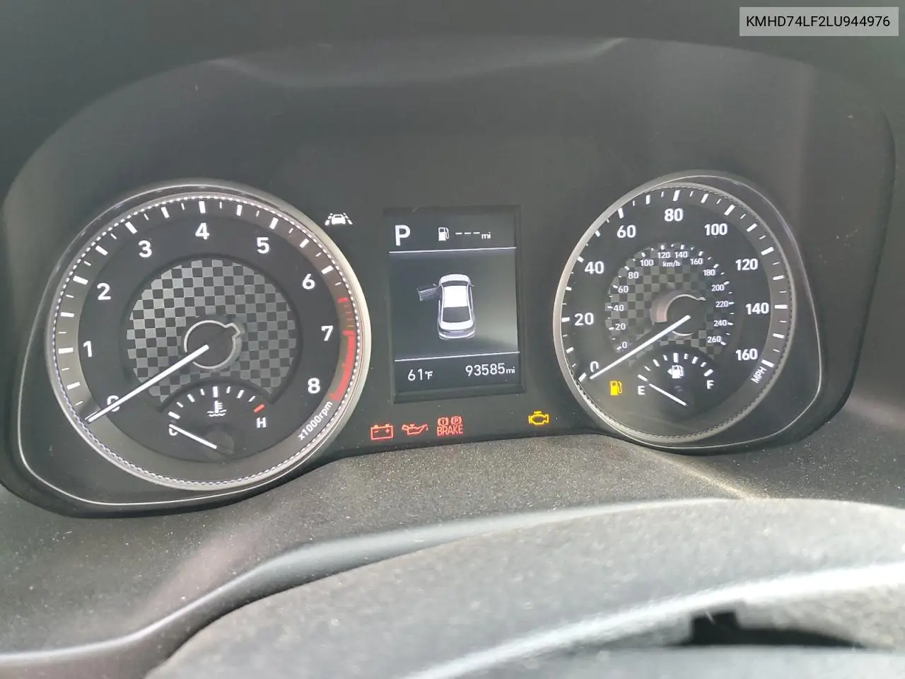 KMHD74LF2LU944976 2020 Hyundai Elantra Se
