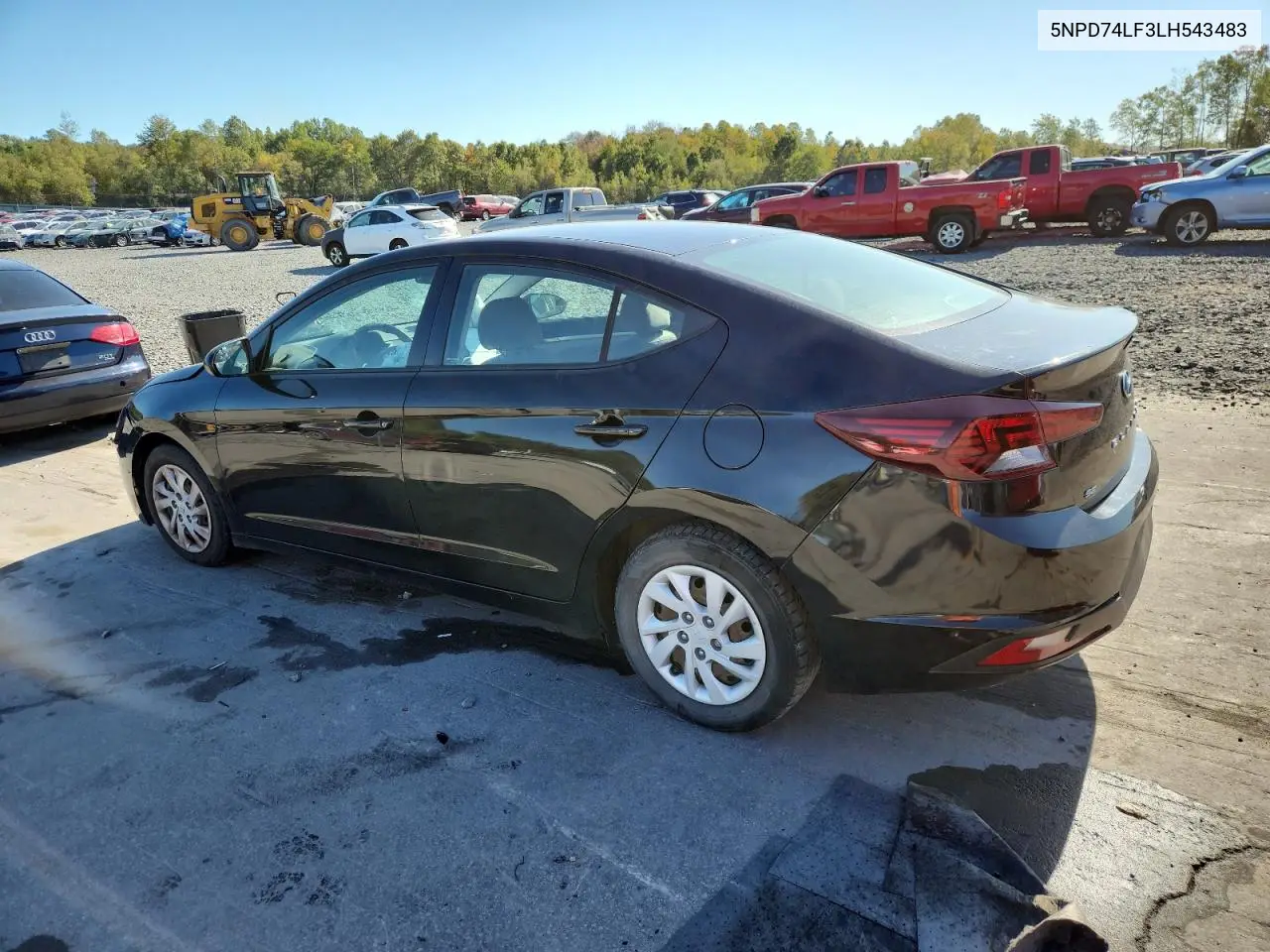 5NPD74LF3LH543483 2020 Hyundai Elantra Se