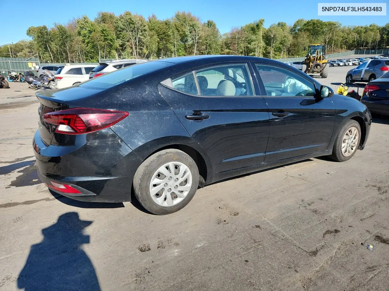 5NPD74LF3LH543483 2020 Hyundai Elantra Se