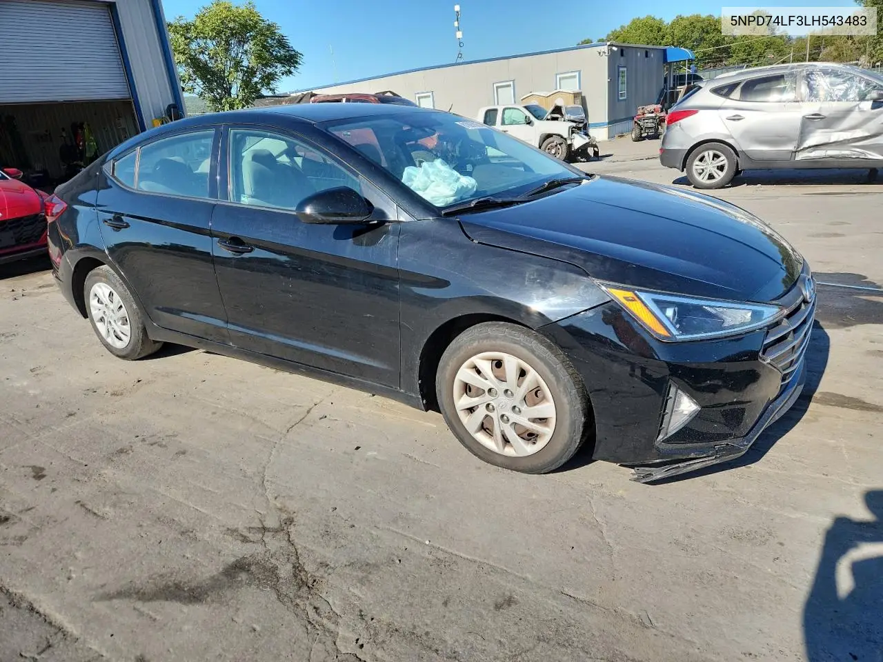5NPD74LF3LH543483 2020 Hyundai Elantra Se