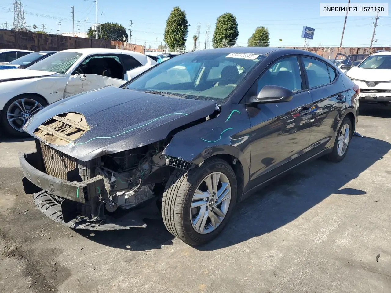 5NPD84LF7LH578198 2020 Hyundai Elantra Sel