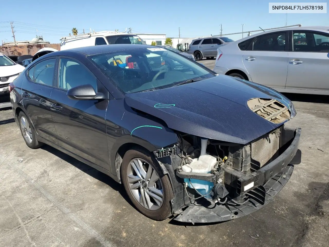 5NPD84LF7LH578198 2020 Hyundai Elantra Sel