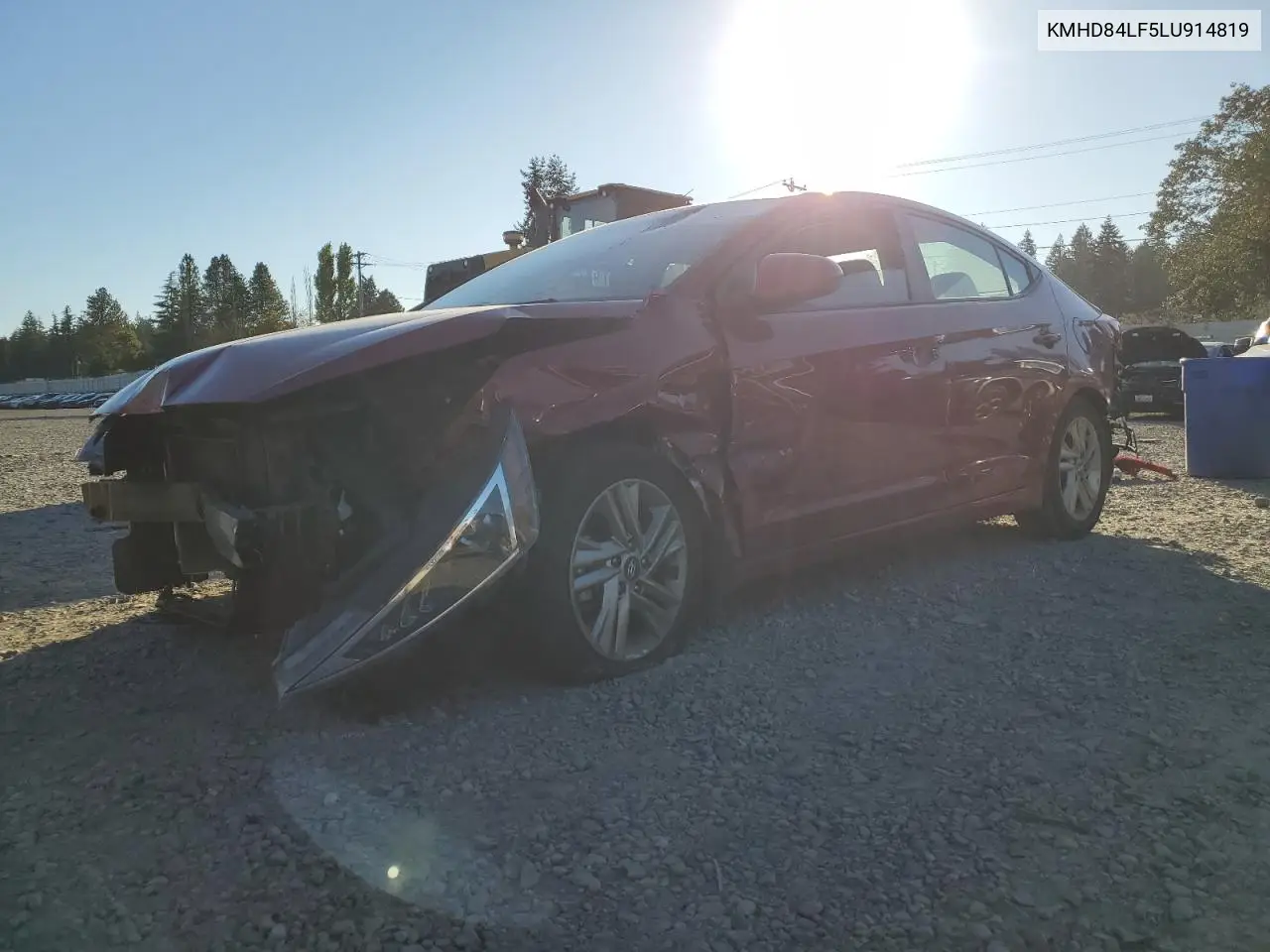 KMHD84LF5LU914819 2020 Hyundai Elantra Sel