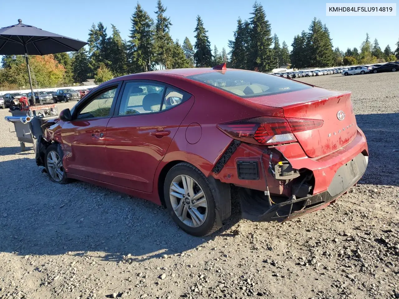 KMHD84LF5LU914819 2020 Hyundai Elantra Sel