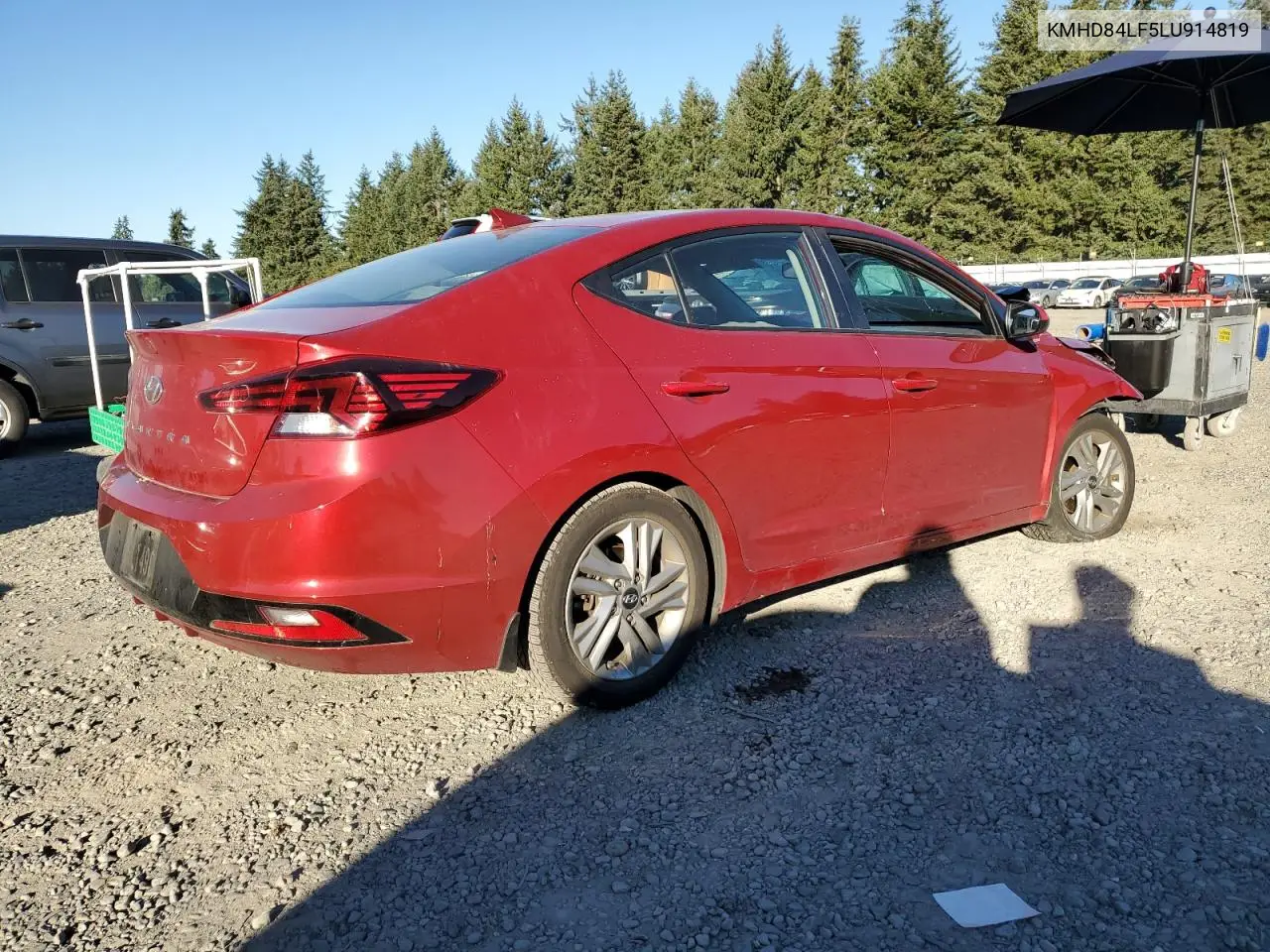 KMHD84LF5LU914819 2020 Hyundai Elantra Sel