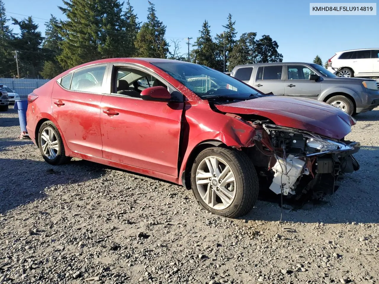 KMHD84LF5LU914819 2020 Hyundai Elantra Sel