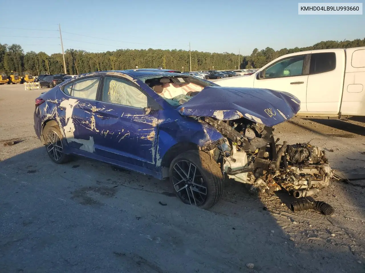 KMHD04LB9LU993660 2020 Hyundai Elantra Sport