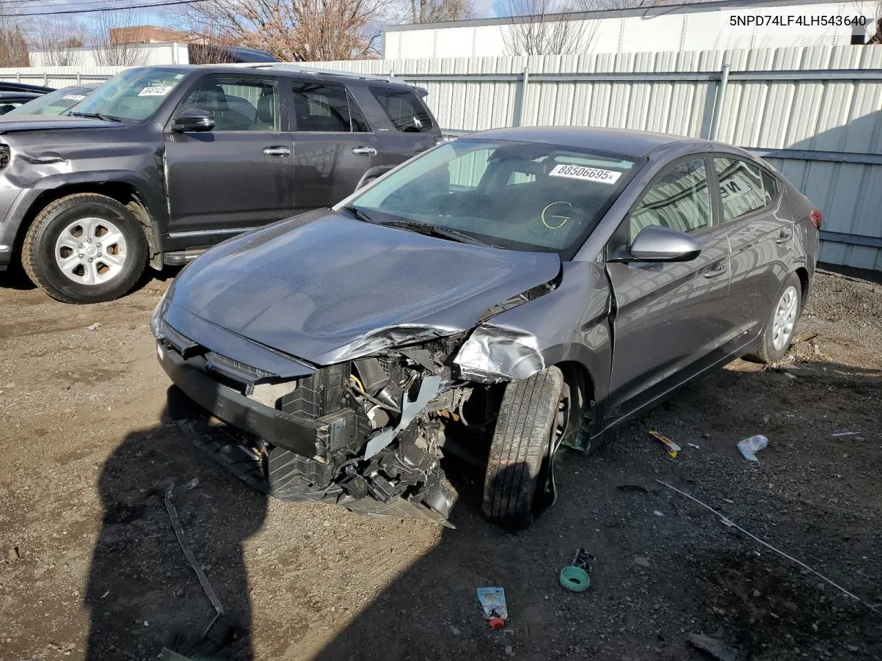 5NPD74LF4LH543640 2020 Hyundai Elantra Se