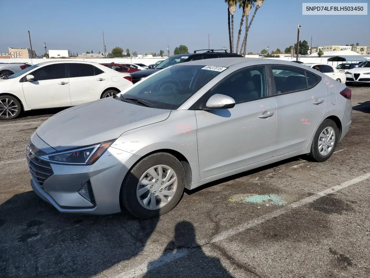 5NPD74LF8LH503450 2020 Hyundai Elantra Se
