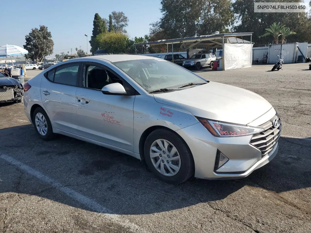 5NPD74LF8LH503450 2020 Hyundai Elantra Se