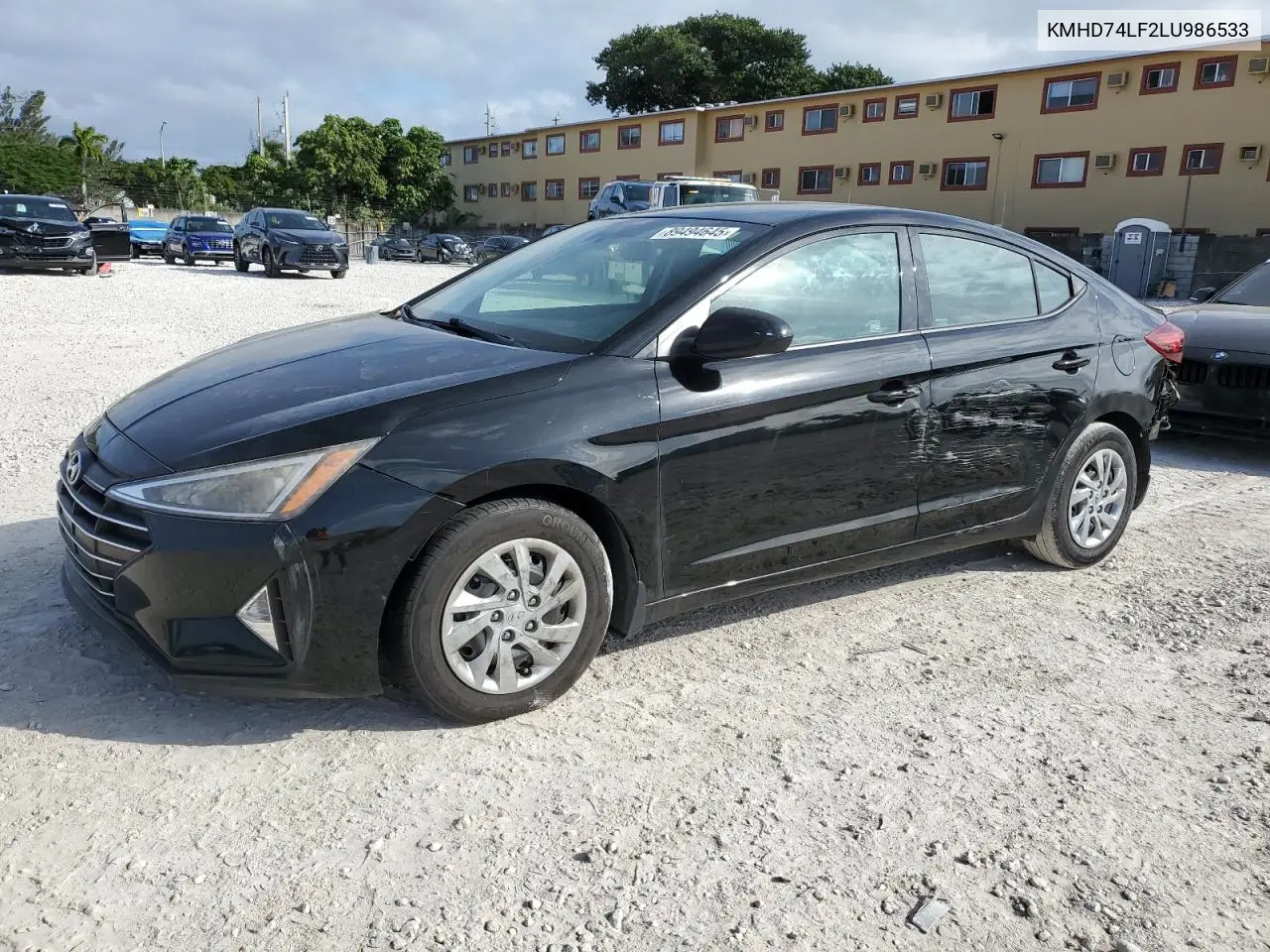 KMHD74LF2LU986533 2020 Hyundai Elantra Se