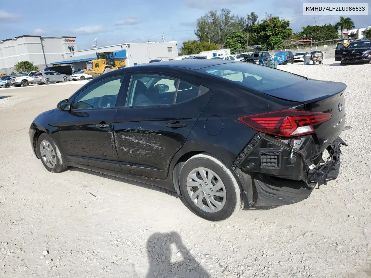 KMHD74LF2LU986533 2020 Hyundai Elantra Se
