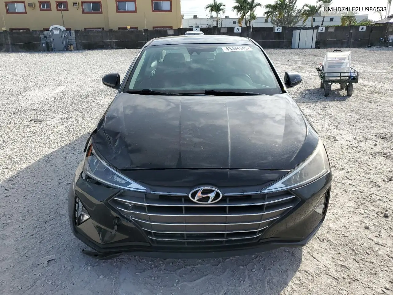 KMHD74LF2LU986533 2020 Hyundai Elantra Se