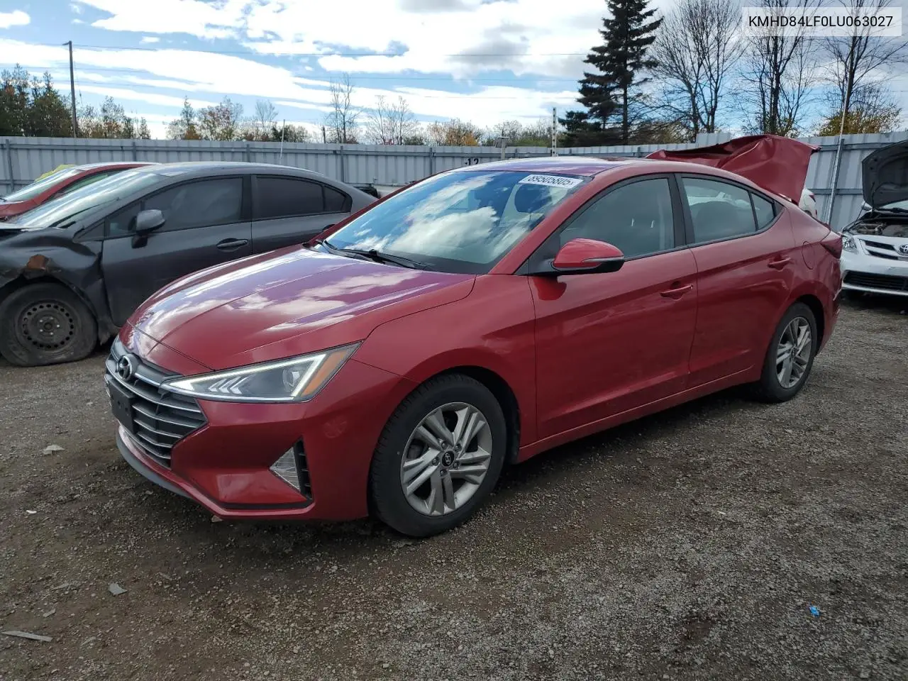 KMHD84LF0LU063027 2020 Hyundai Elantra Sel