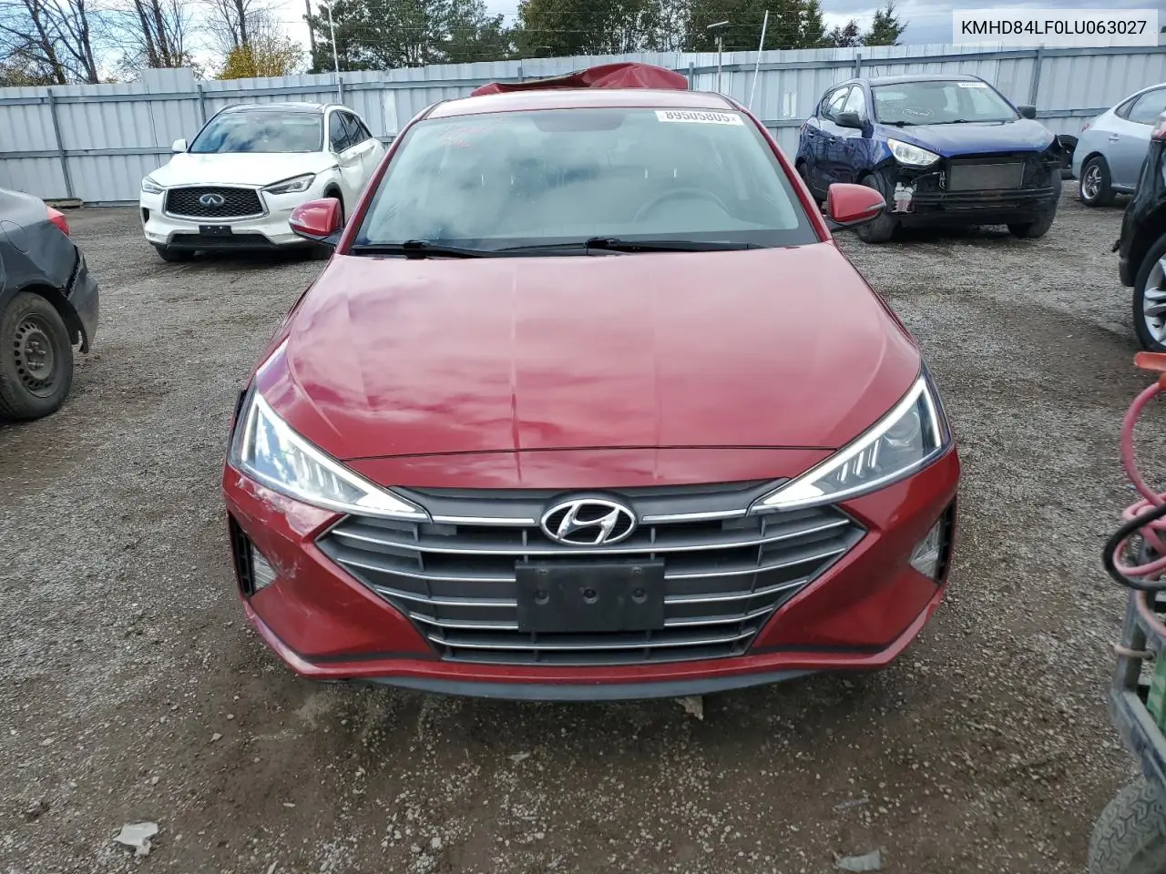 KMHD84LF0LU063027 2020 Hyundai Elantra Sel
